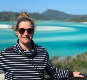 Tamara Nixon at a scenic river lookout